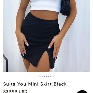 White fox - suits you mini skirt BRAND NEW